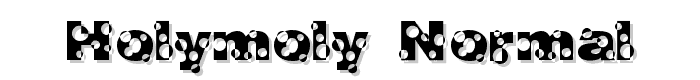 HolyMoly Normal font